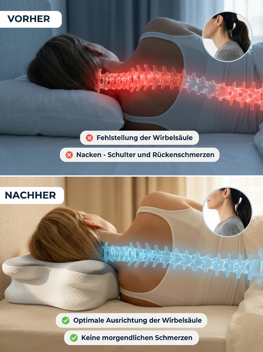 Arctic Sleep™ Glacier Pillow - Endlich schmerzfrei und erholt aufwachen